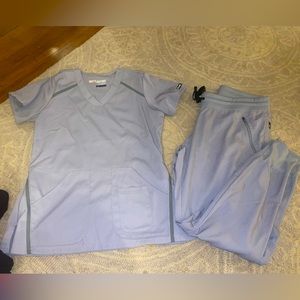 Greys Anatomy spandex active scrub set